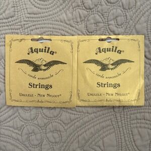 2 Sets Aquila Ukulele Strings Tenor Reg 10U Made In Italy New
